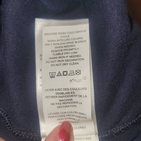 Polo Ralph Lauren Shirt Mens Medium Navy Blue 1/4 Zip Up Pullover Viscose Blend - Picture 11 of 16